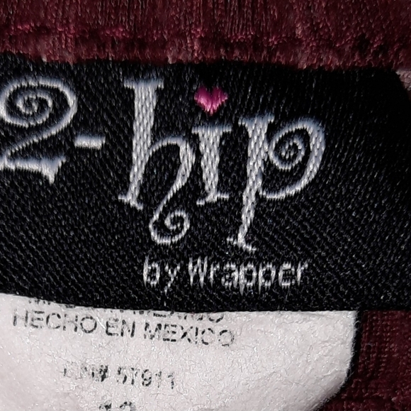 2 Hip by Wrapper Girls Butterfly Blouse Size 12 - Picture 6 of 8